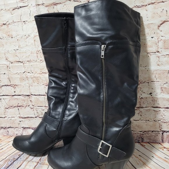 Cliffs White Mountain Pipeline Boots Black New in Box, Size 8 - Picture 4 of 6